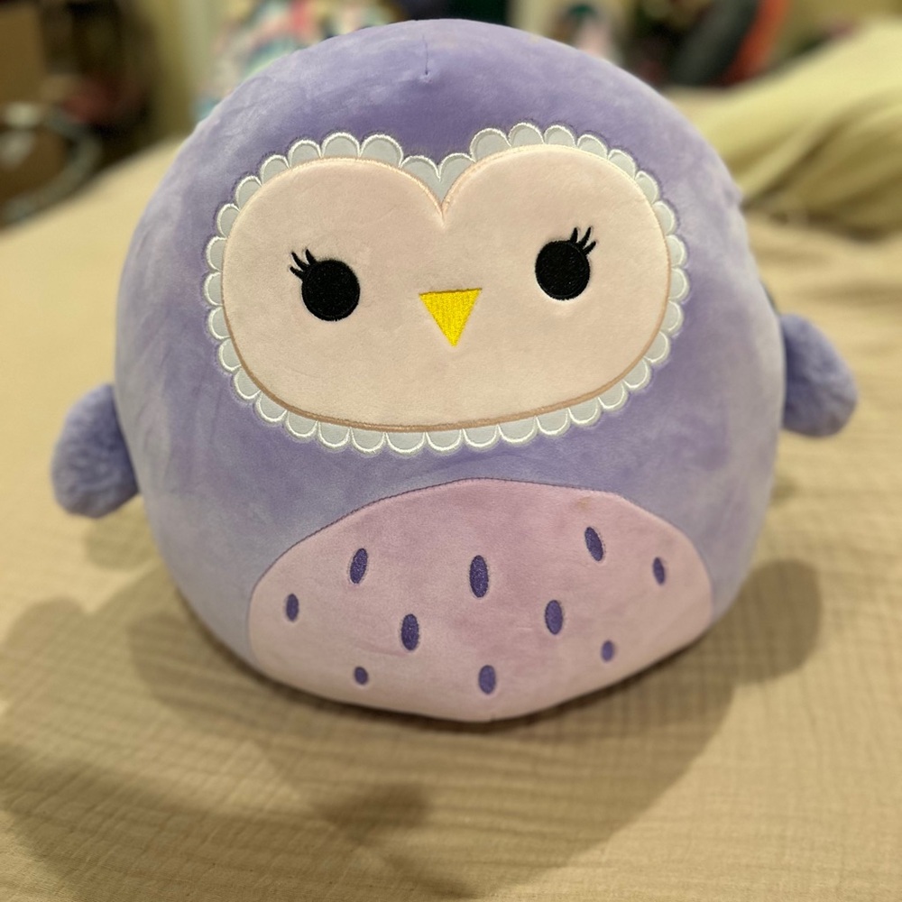 Purple Owl Plush Toy